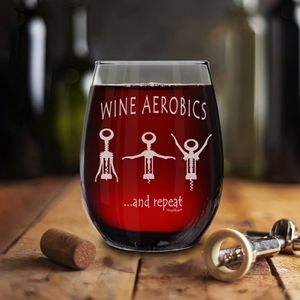 (Wine Aerobics wine glasses 15oz each